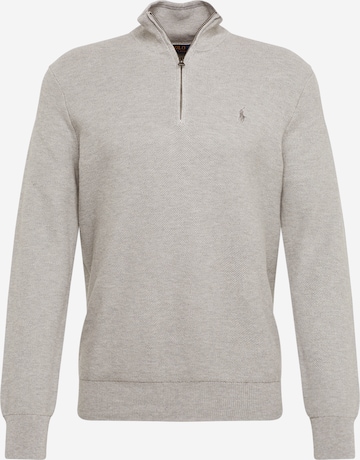 Coupe regular Pull-over Polo Ralph Lauren en gris : devant