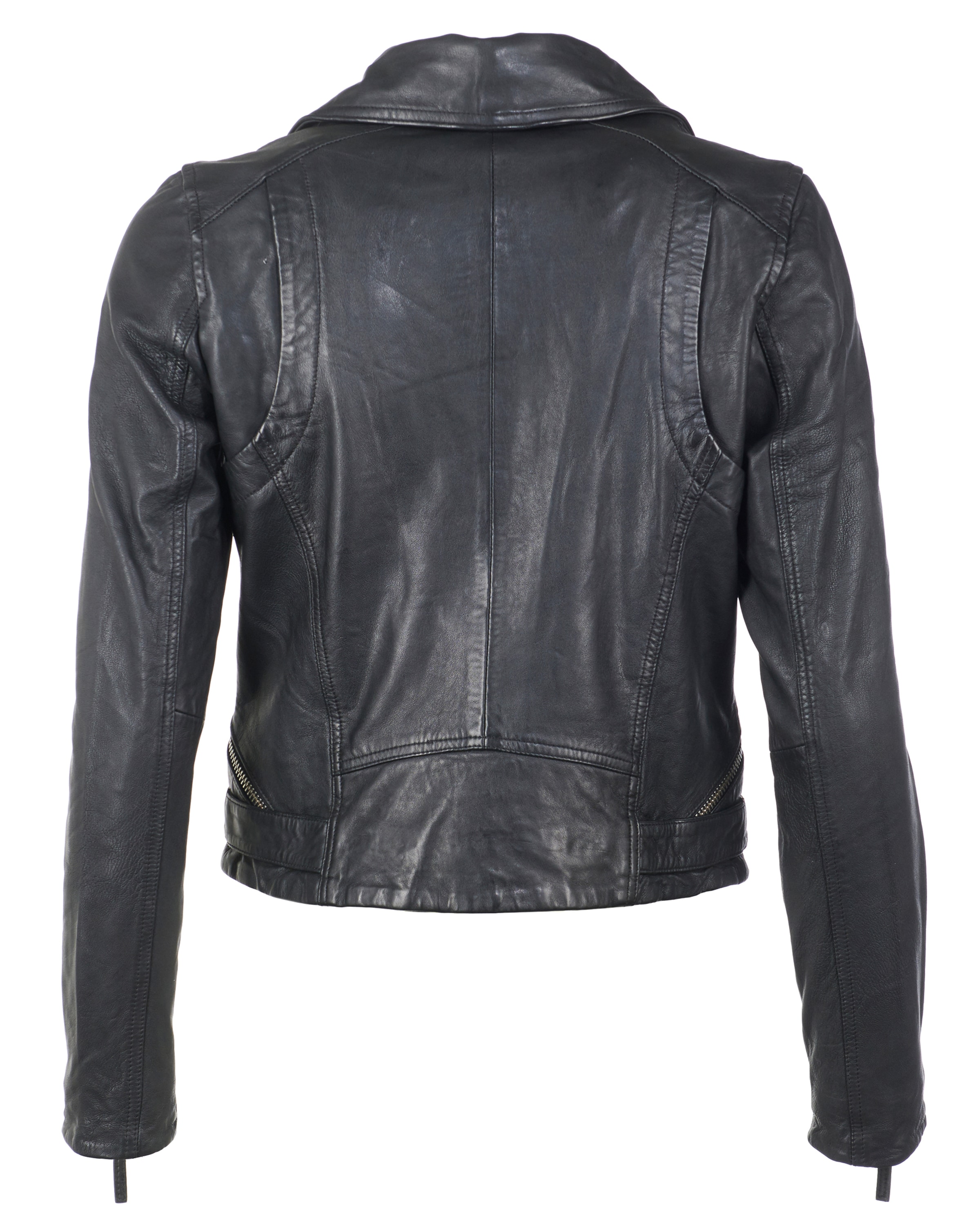 MUSTANG Lederjacke in Schwarz