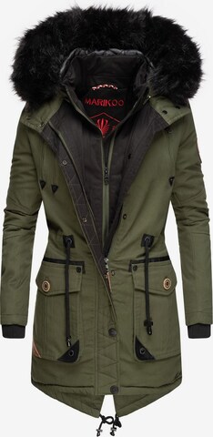 MARIKOO Winter Parka ' Knutschkugel ' in Green