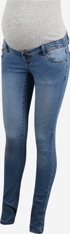 MAMALICIOUS Slimfit Jeans 'Ono' in Blauw: voorkant