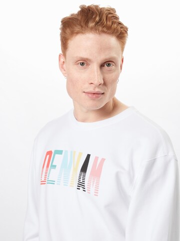 Sweat-shirt DENHAM en blanc