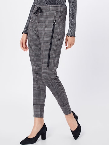 Effilé Pantalon 'Future 2.0' MAC en gris : devant