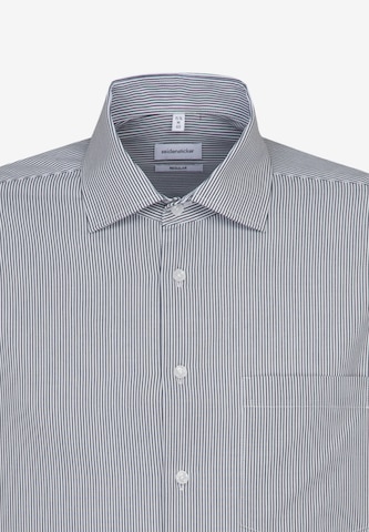 SEIDENSTICKER Regular fit Poslovna srajca | siva barva