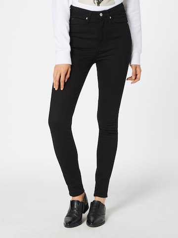 Calvin Klein Jeans Skinny Jeans in Zwart: voorkant