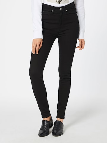 Calvin Klein Jeans Skinny Jeans in Schwarz: predná strana