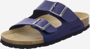 ROHDE Mules in Blue: front