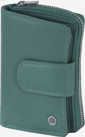 GREENBURRY Wallet in Blue: front