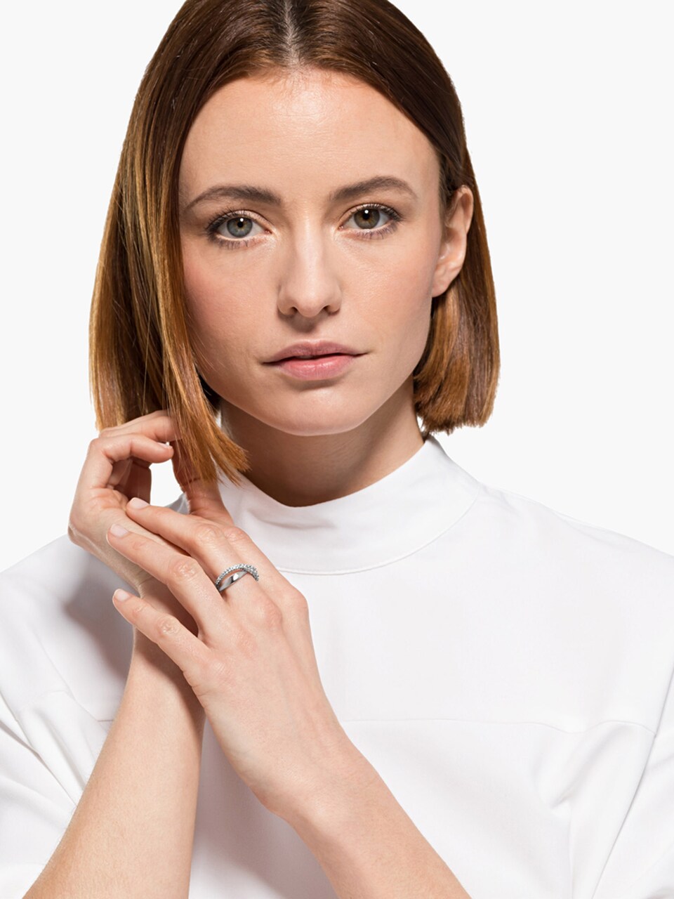 Swarovski Anello 'Twist Rows'