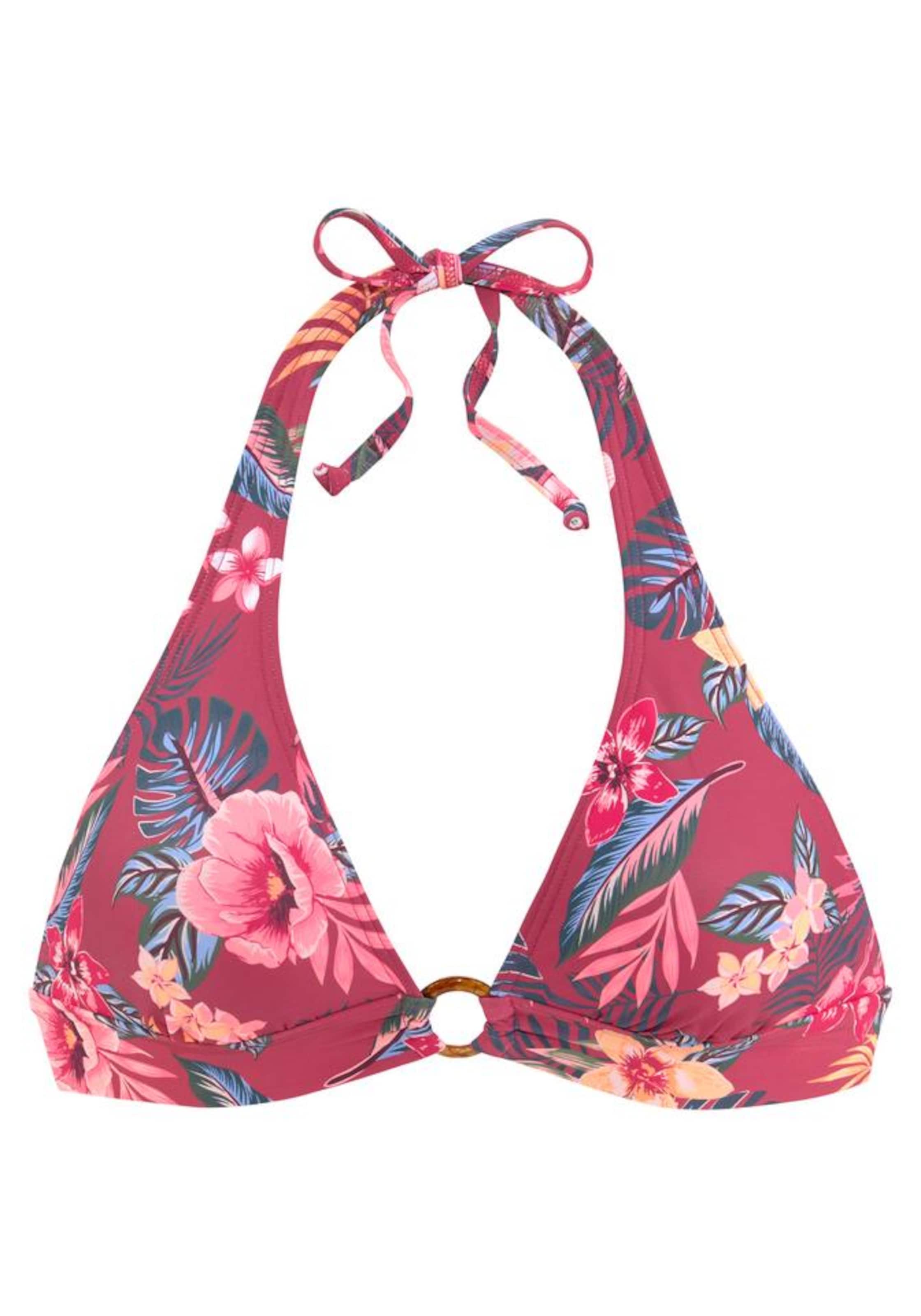 s.Oliver Triangel Bikinitop in Pink: Vorderseite