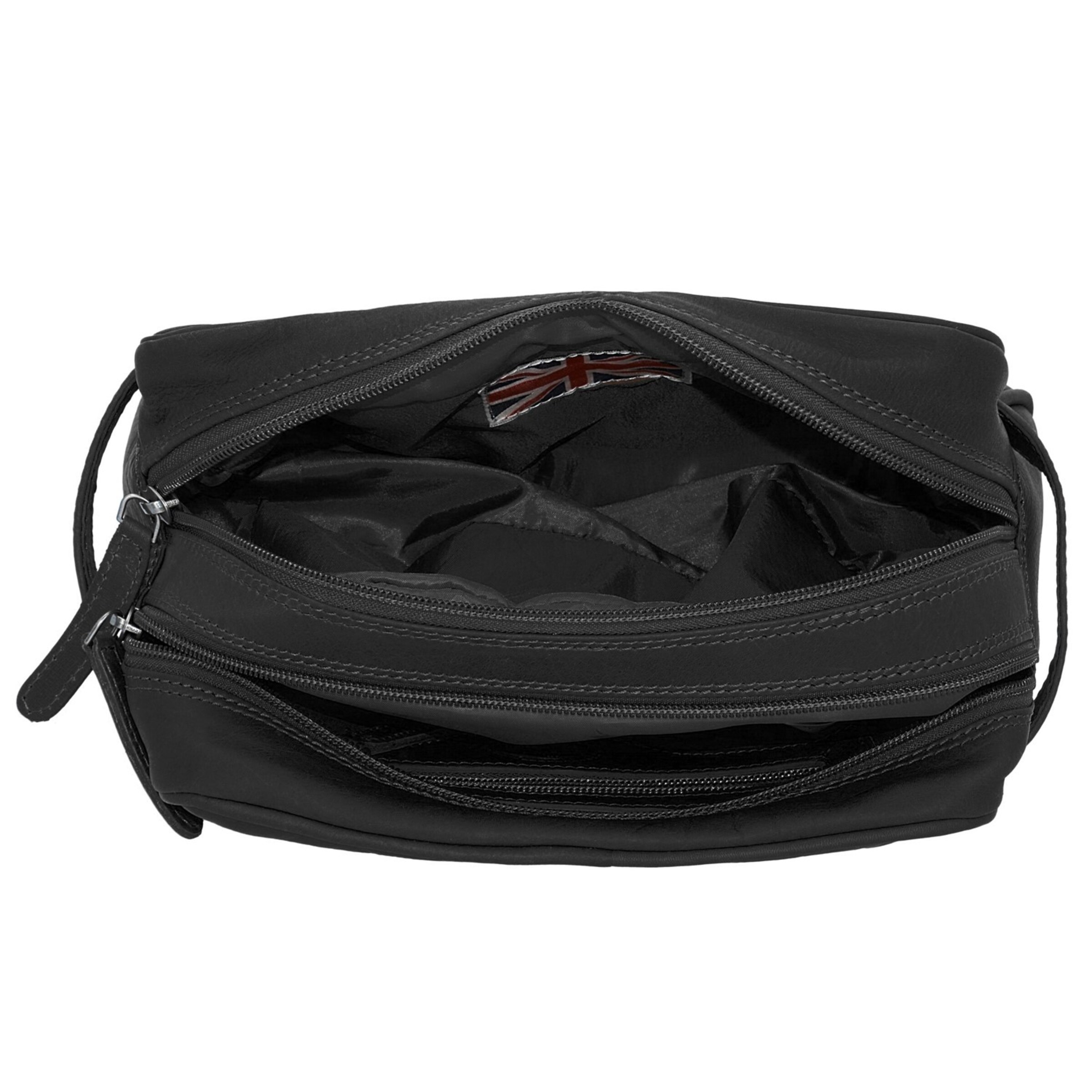 The Chesterfield Brand Toilettas 'Wax Pull Up Stacey' in Zwart