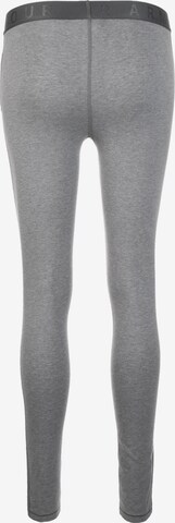 UNDER ARMOUR Skinny Sporthose in Grau