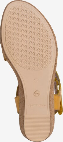 TAMARIS Strap Sandals in Yellow