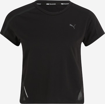 PUMA - Camiseta funcional en negro: frente