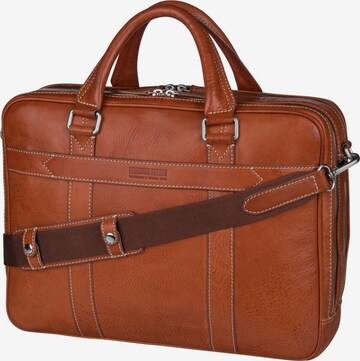 LEONHARD HEYDEN Laptoptasche 'Bergamo' in Braun