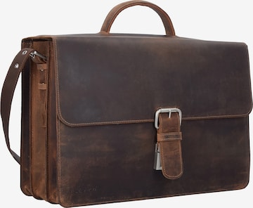 Plevier Document Bag '550er Serie' in Brown