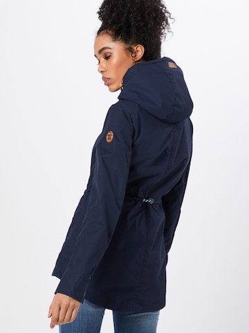 Ragwear Between-Season Jacket 'Monadis' in Blue: back