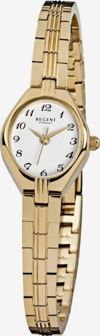 REGENT Analog Watch '12160045' in Gold: front