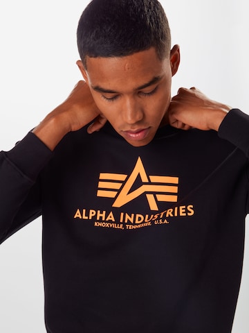 ALPHA INDUSTRIES Sweatshirt in Black