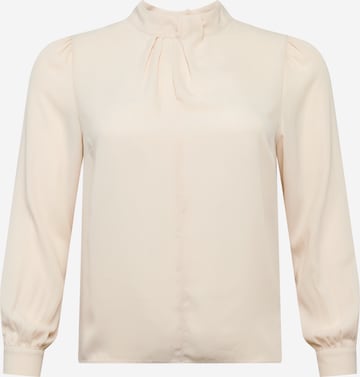 Camicia da donna 'LUANA' di Guido Maria Kretschmer Curvy Collection in beige: frontale