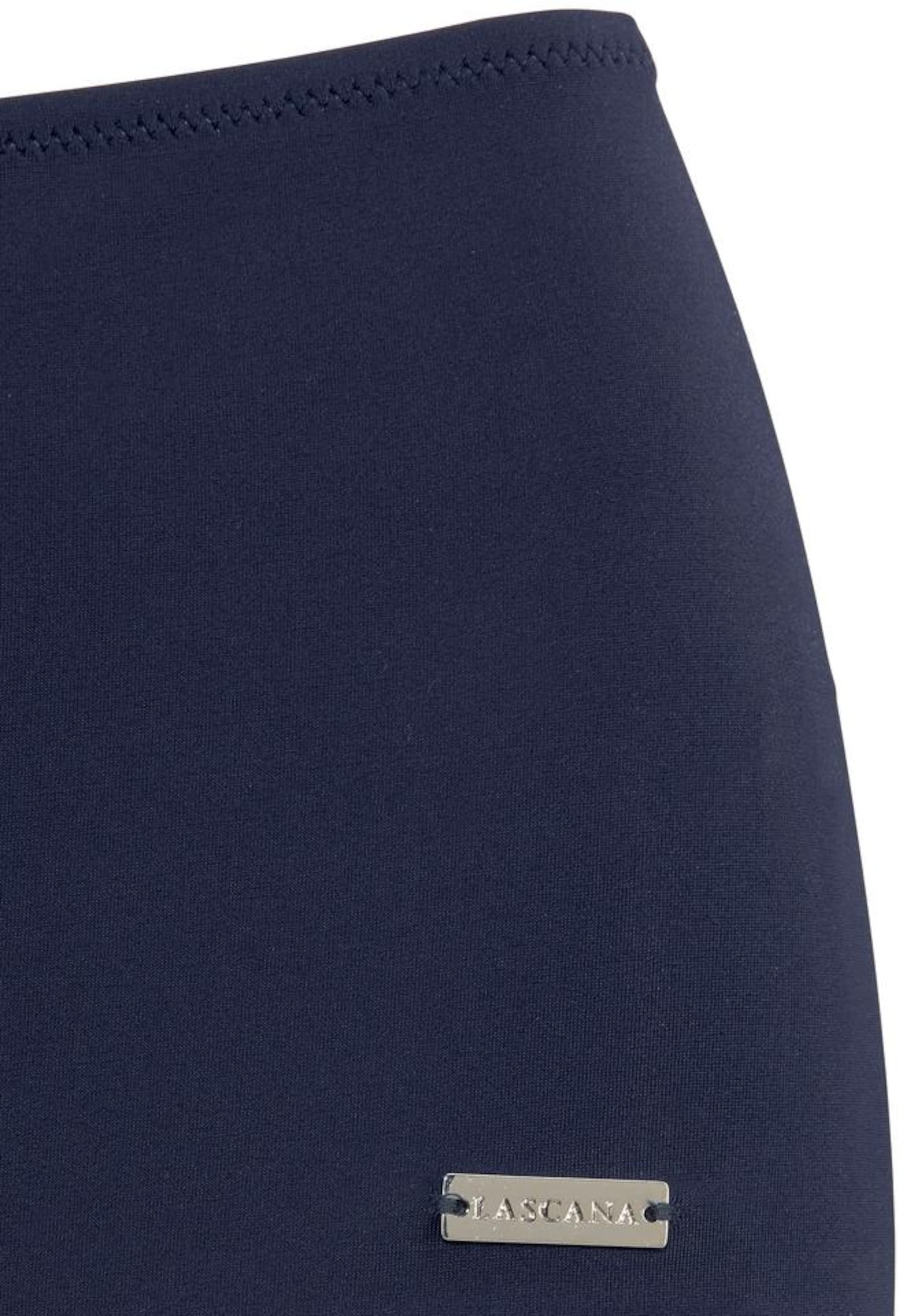 LASCANA Сутиен с триъгълни чашки Бански тип танкини в синьо