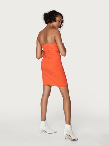 EDITED Kleid 'Milo' in Orange: Rückseite