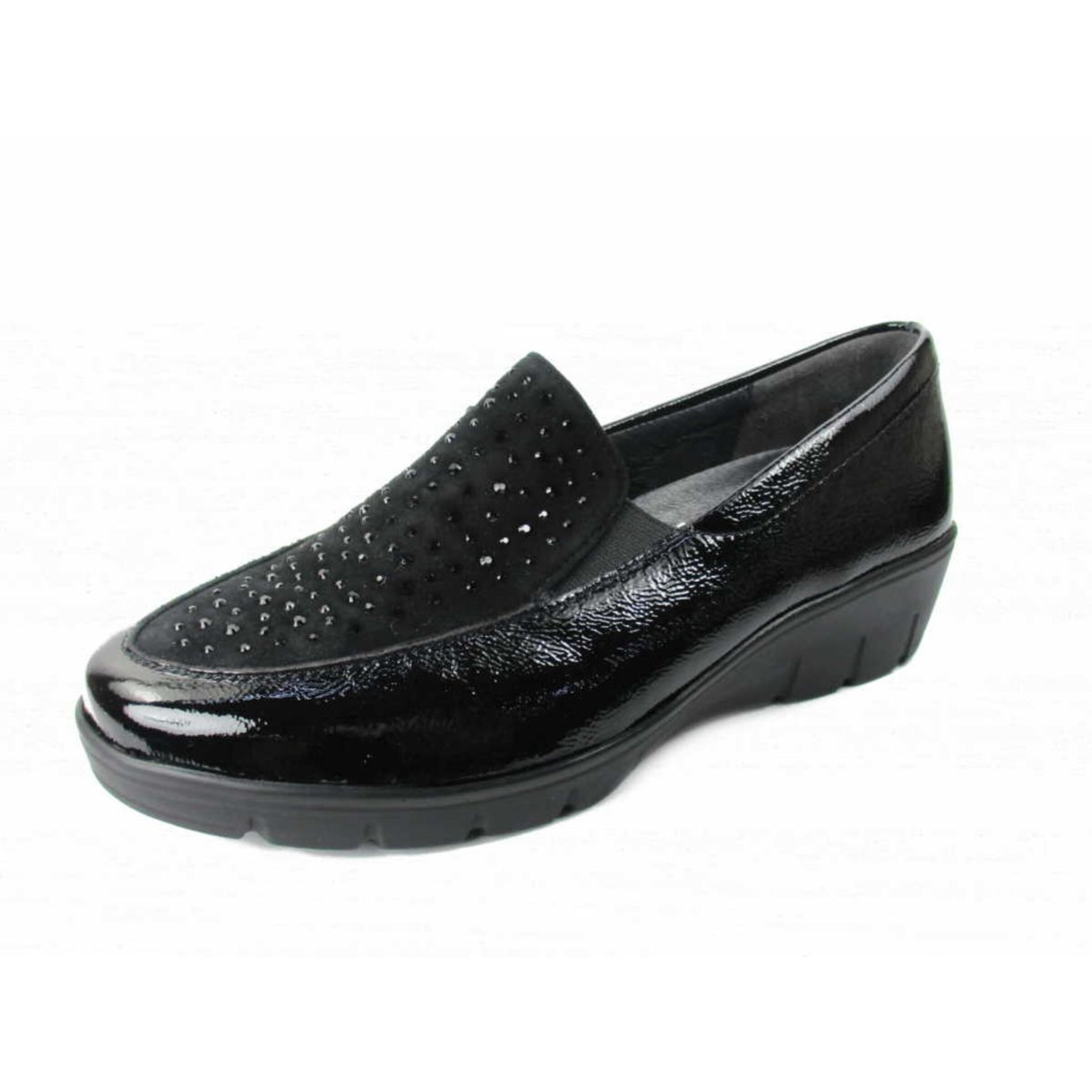 SEMLER Slipper 'Semier Judith' in Schwarz: Vorderseite