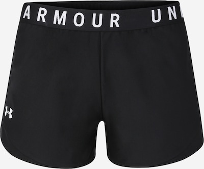 UNDER ARMOUR Pantalon de sport 'Play Up 3.0' en noir / blanc, Vue avec produit