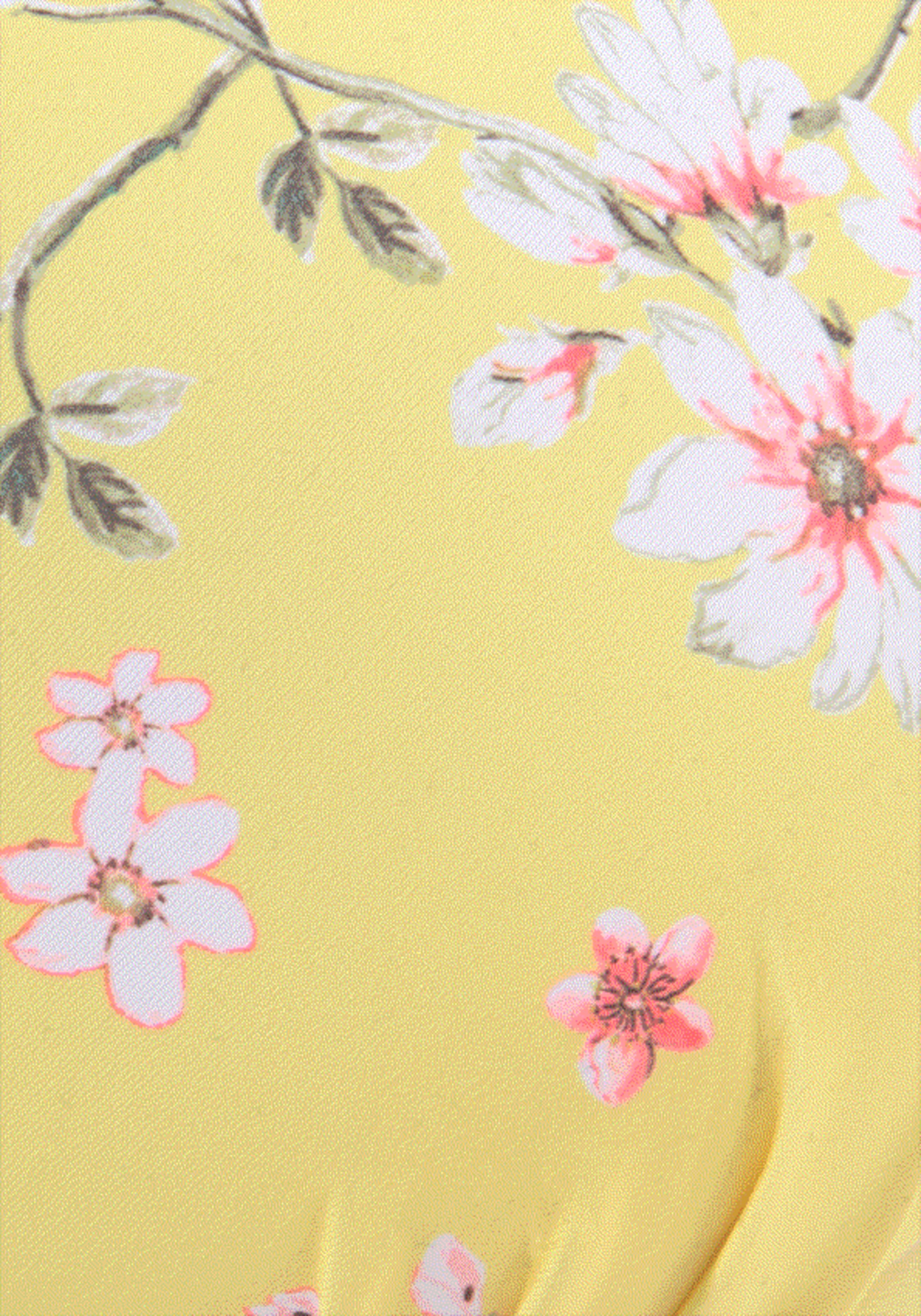 SUNSEEKER Push-up Bikinitoppi 'Ditsy' värissä keltainen