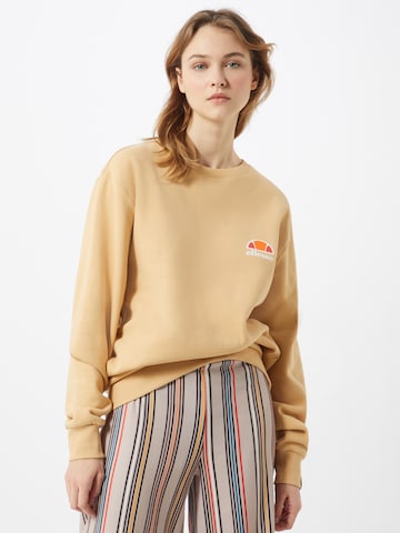 ELLESSE Sweatshirt 'Haverford' in Brown: front