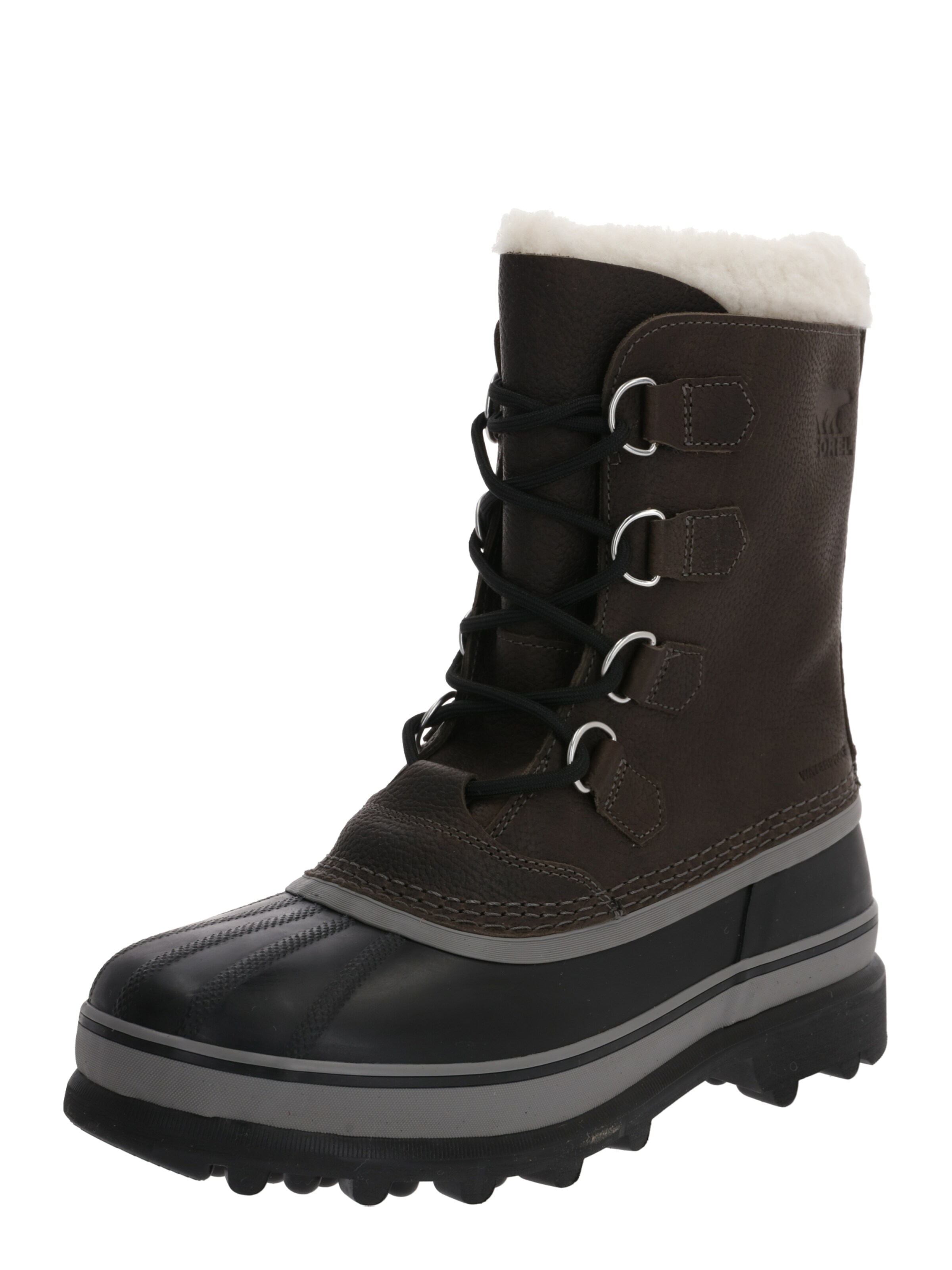 SOREL - Snowboots 'Caribou' in de kleur Grijs