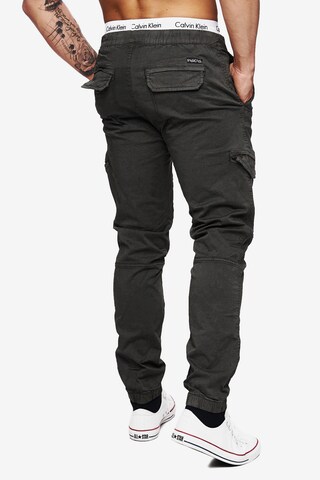 INDICODE JEANS Tapered Cargo nadrágok ' Levi Cargo ' - szürke