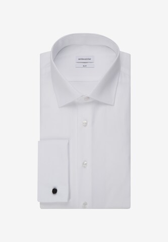 Coupe slim Chemise business ' Slim ' SEIDENSTICKER en blanc