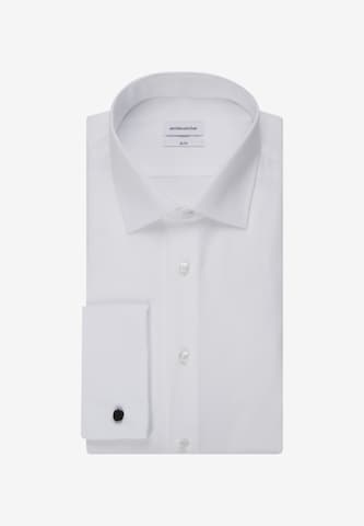 SEIDENSTICKER Slim Fit Business Hemd ' Slim ' in Weiß