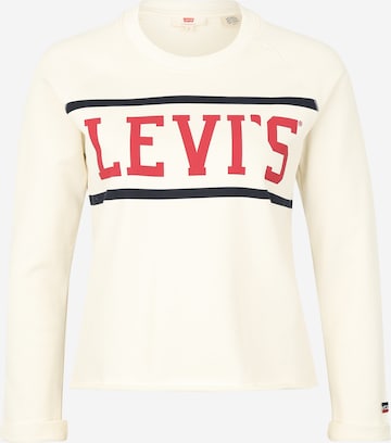 LEVI'S ® Sweatshirt 'Raw Graphic' in Weiß: predná strana