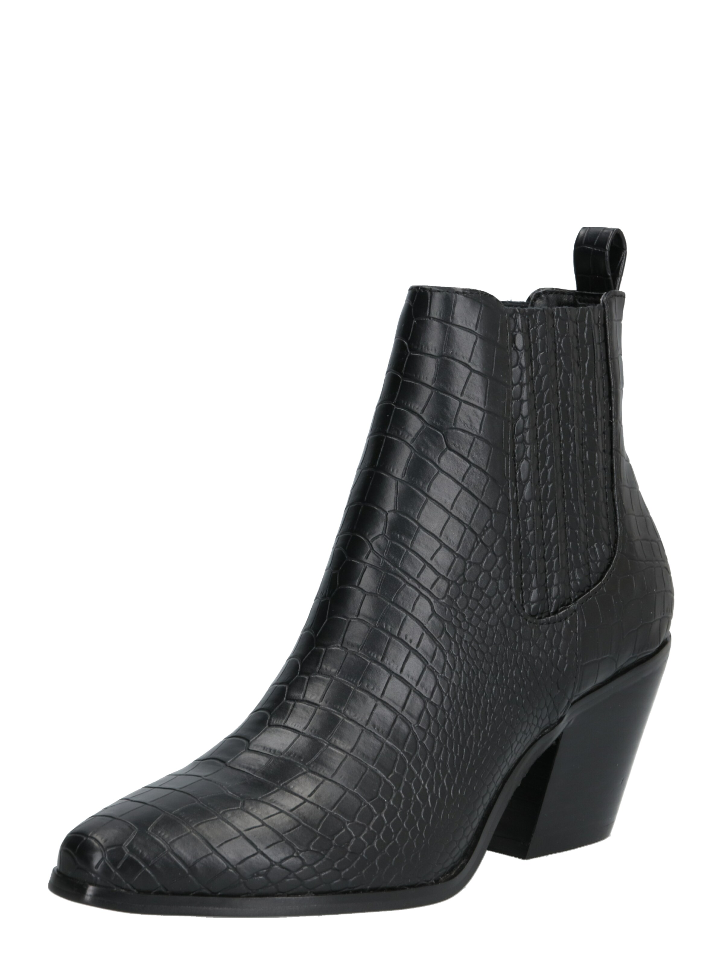 Bianco - Enkellaarsjes 'CLEMETIS' in de kleur Zwart