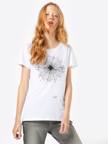 Iriedaily T-Shirt 'Blowball' in Weiß: predná strana