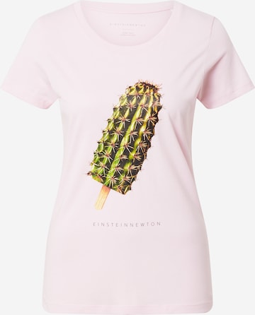 T-shirt 'Cactus Ice' EINSTEIN & NEWTON en rose : devant