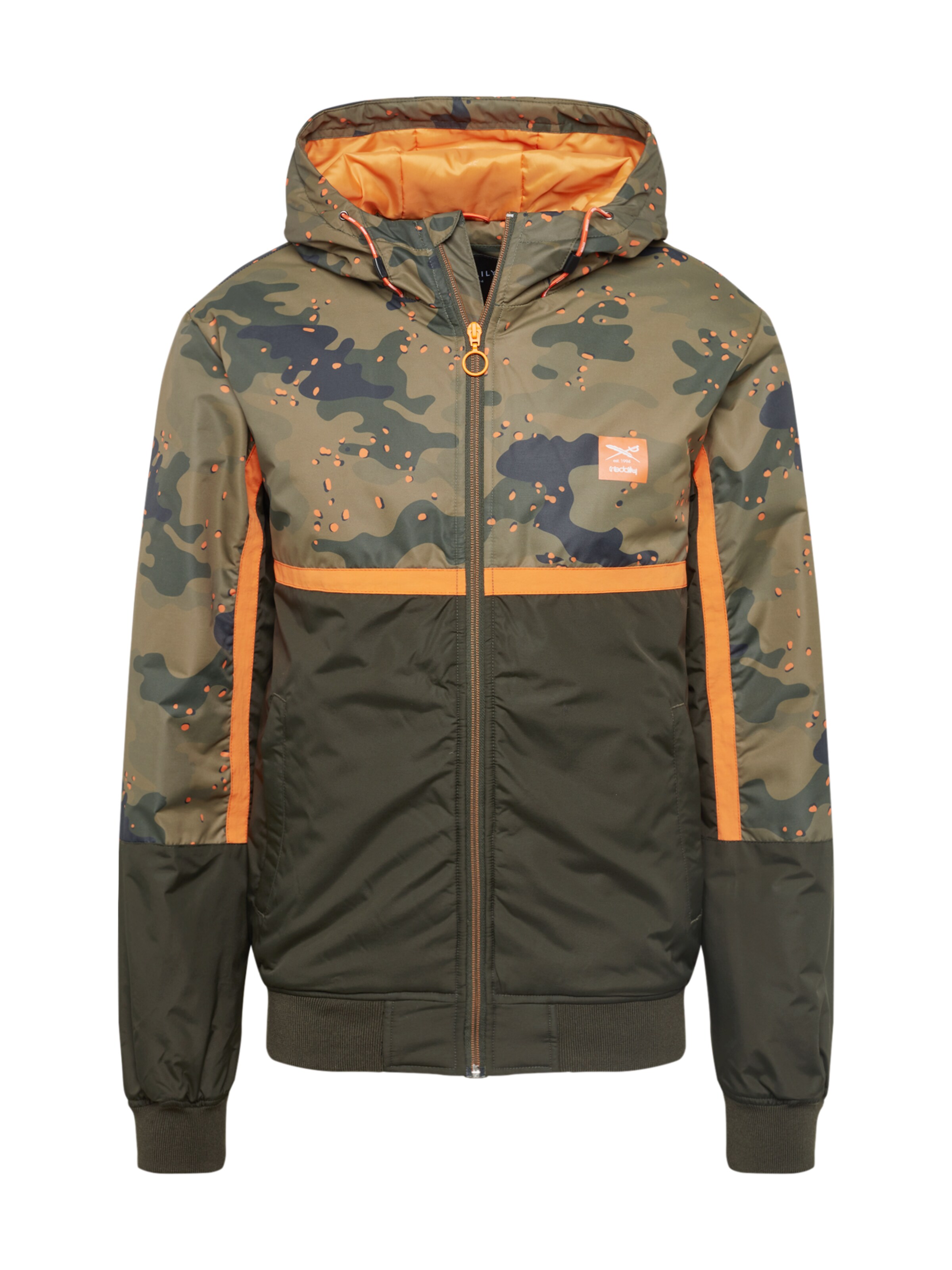 Iriedaily - Tussenjas 'Rastron' in de kleur Olijfgroen