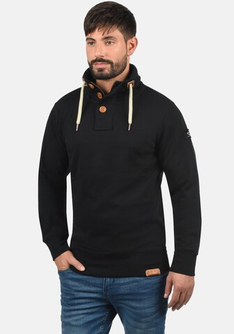 Sweat-shirt 'TripTroyer' !Solid en noir : devant