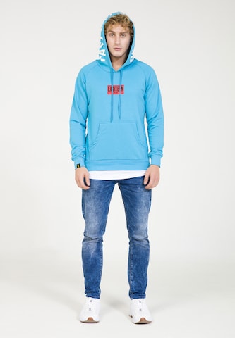 PLUS EIGHTEEN Sweatshirt in Blauw