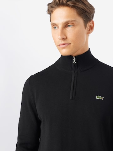 LACOSTE Regular Fit Pullover i sort