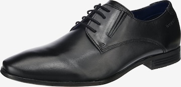 bugatti Lace-up shoe in Black: front