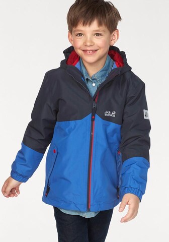 JACK WOLFSKIN Outdoorjacke 'ICELAND' in Blau: predná strana