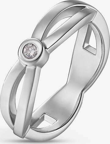 CHRIST Ring '87532151' in Silver: front