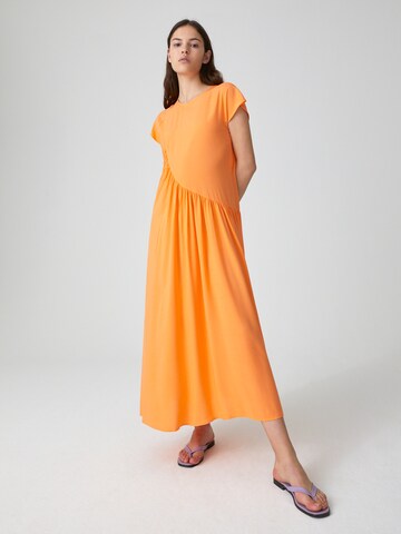 EDITED Kleid 'Uta' in Orange: Vorderseite