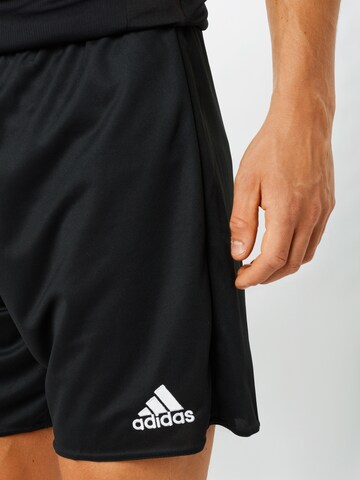 ADIDAS SPORTSWEAR Regular Workout Pants 'PARMA 16 SHO WB' in Black