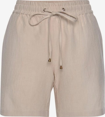 LASCANA Regular Shorts in Braun: predná strana