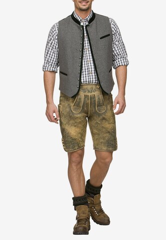 STOCKERPOINT Traditional Vest 'Alonso' in Grey: front