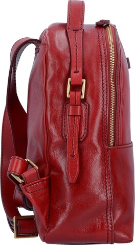 The Bridge Pearldistrict Rucksack Leder 32 cm in Rot