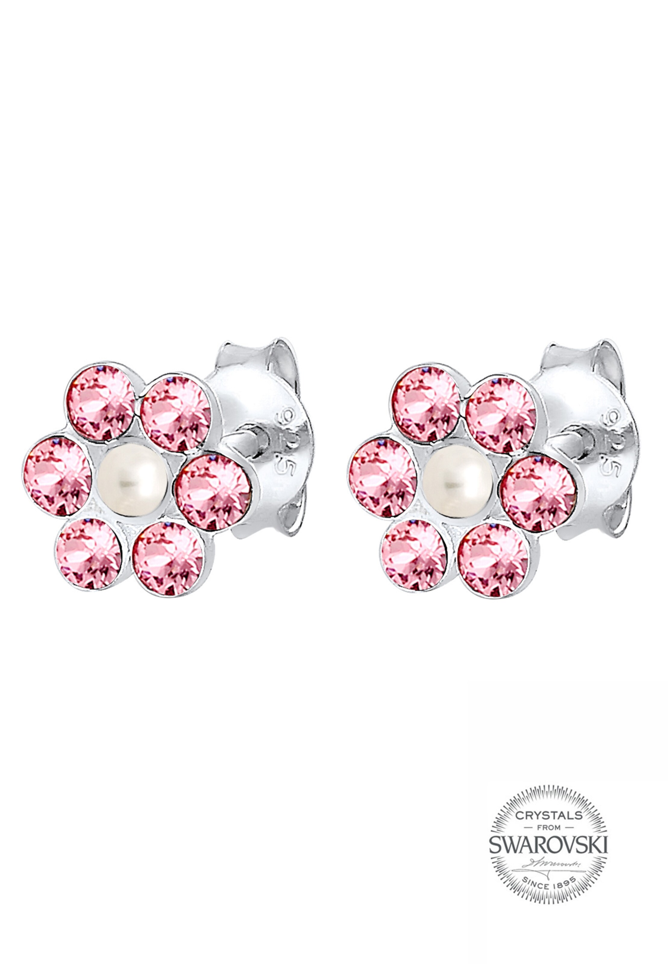 ELLI Ohrringe 'Blume' in Silber